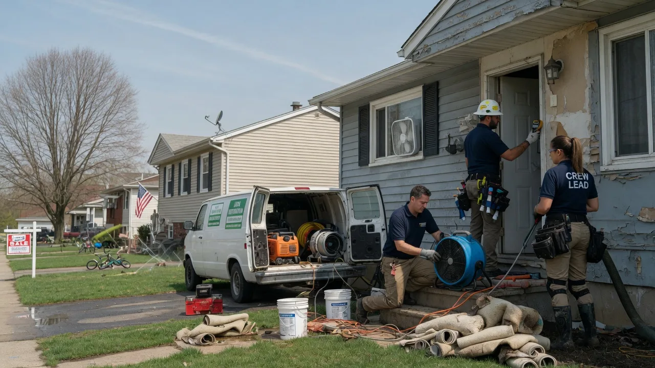 Flood Cleanup in Hillsboro, IL near me